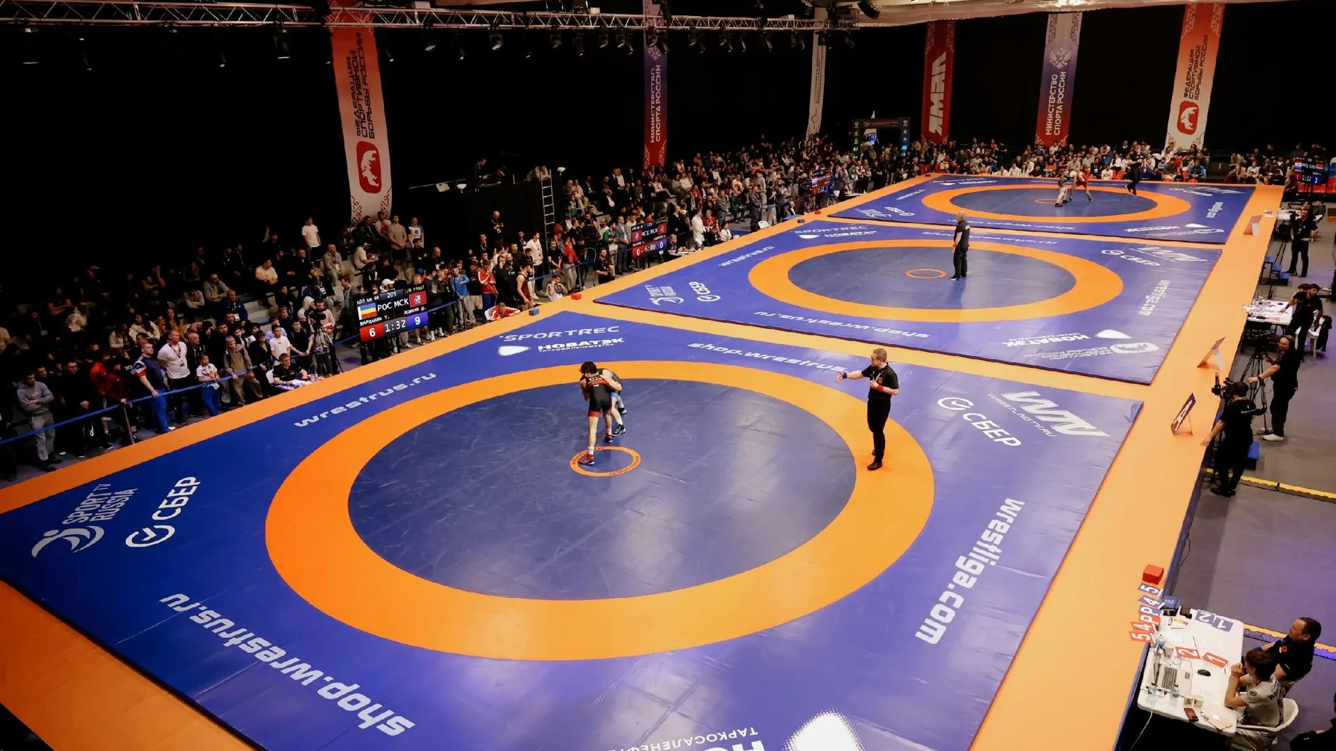 Борцы из Подмосковья выиграли шесть медалей первенства России