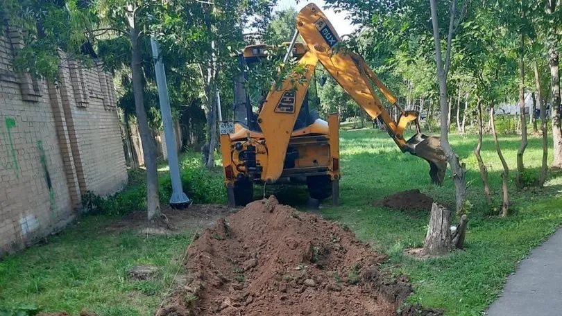 Двор на Советской улице Подольска начали благоустраивать