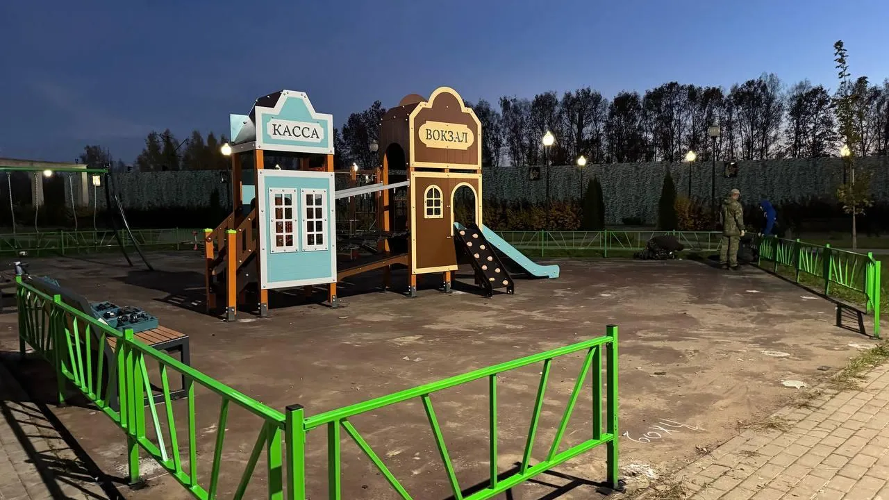 Новая детская площадка появится в поселке Шаховская