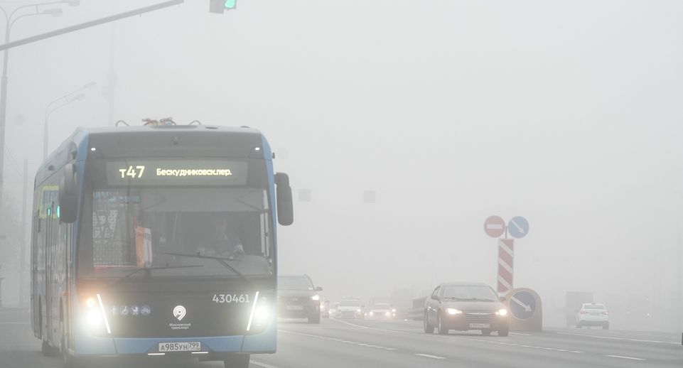 Туман накроет Москву в ближайшие часы