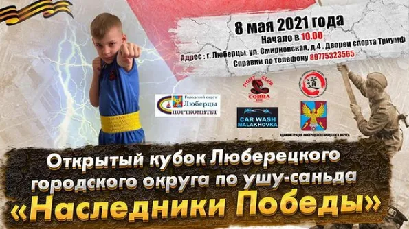 Кубок по ушу‑саньда пройдет в Люберцах 8 мая