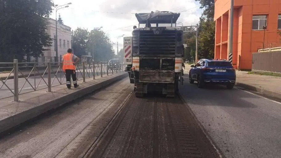 В Ступине начали ремонтировать Пристанционную улицу