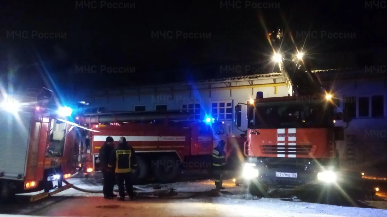 Последствия пожара ликвидировали в нежилом здании в Коломне