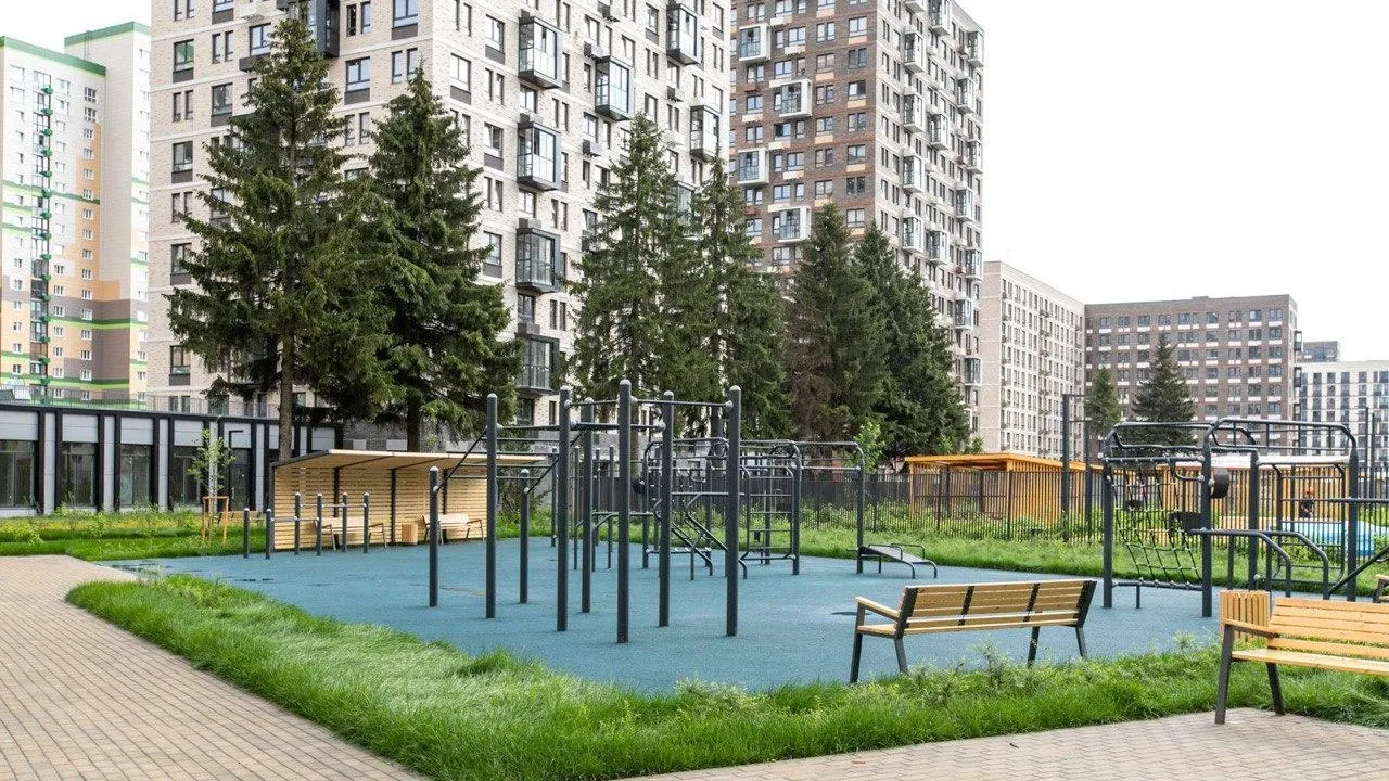 В ЖК «Большое Путилково» Подмосковья реализовали концепцию «двор‑парк»