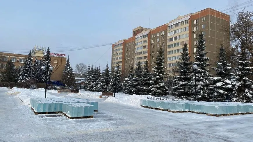 Охрана обеспечит безопасность ледовых скульптур в сквере Подольска