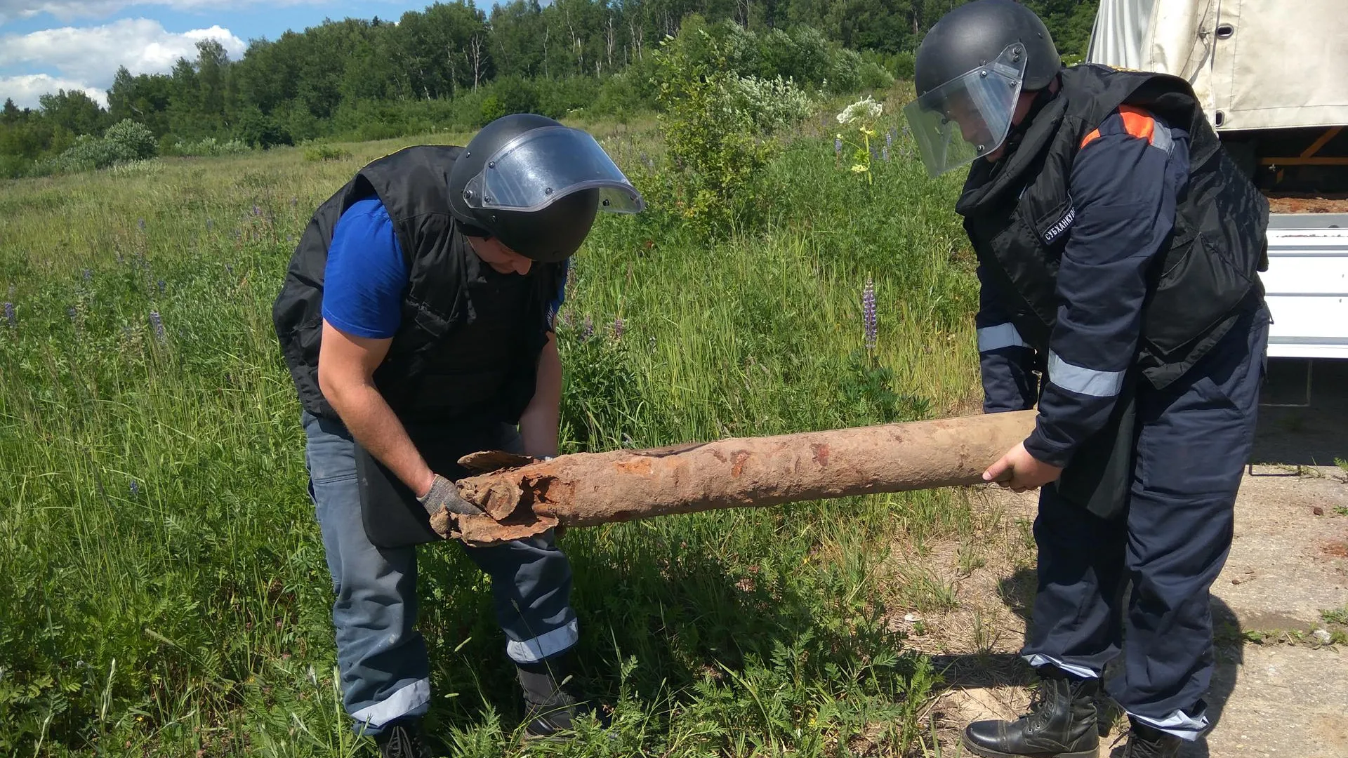 В округе Люберцы в промзоне обнаружен боеприпас времен ВОВ