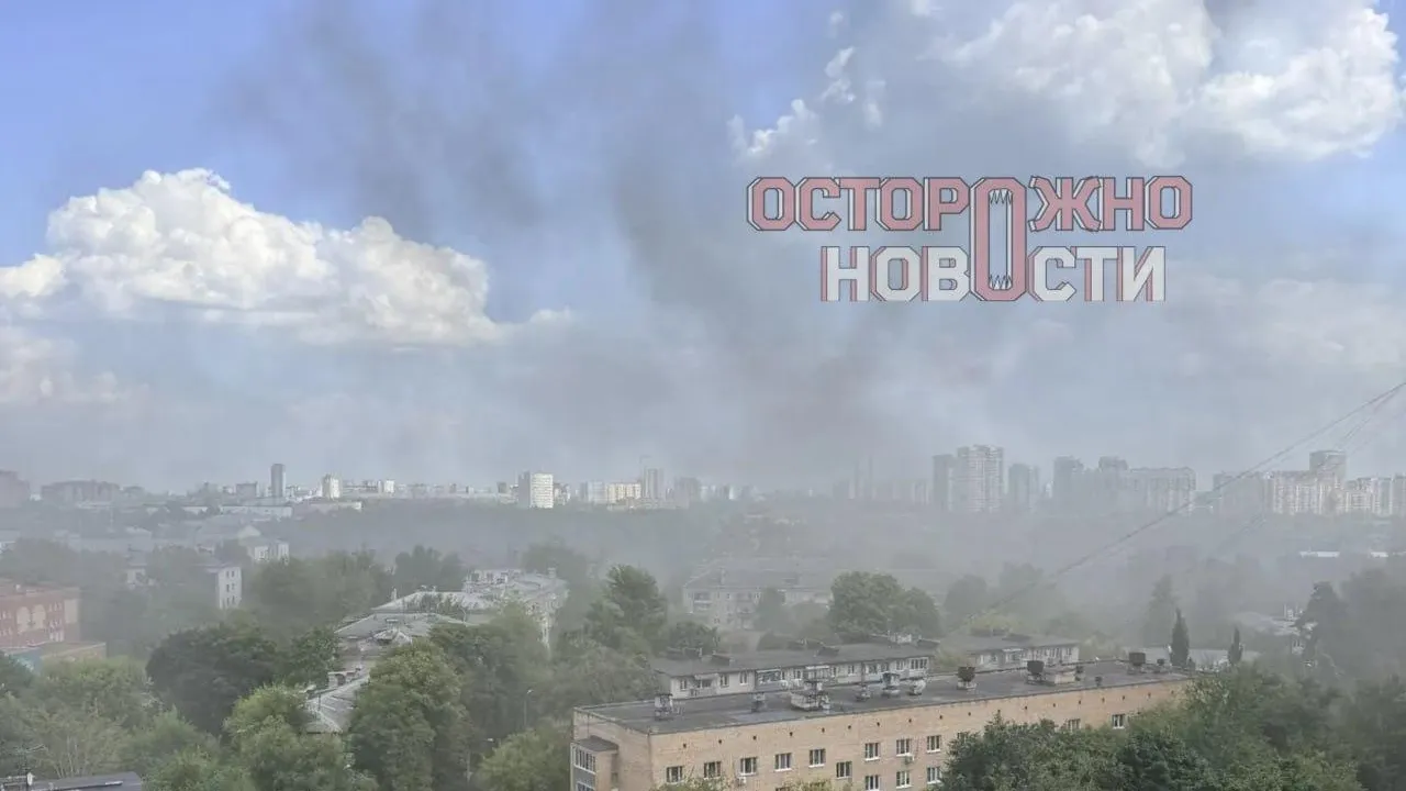 Коротнула проводка: на территории ЦНИИмаш в Королеве разгорелся пожар