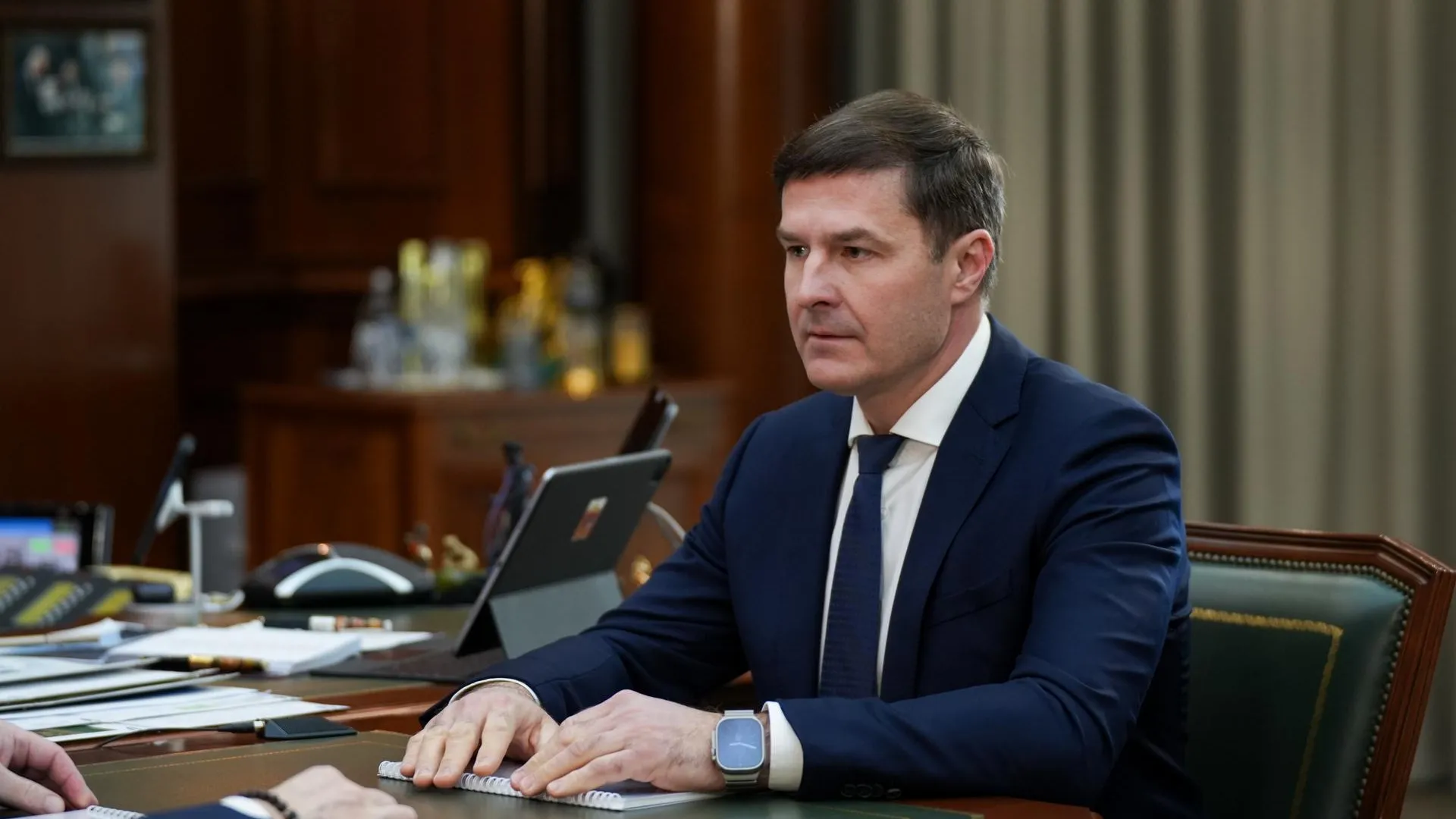 Волков доложил Воробьеву о строительстве путепровода через ж/д