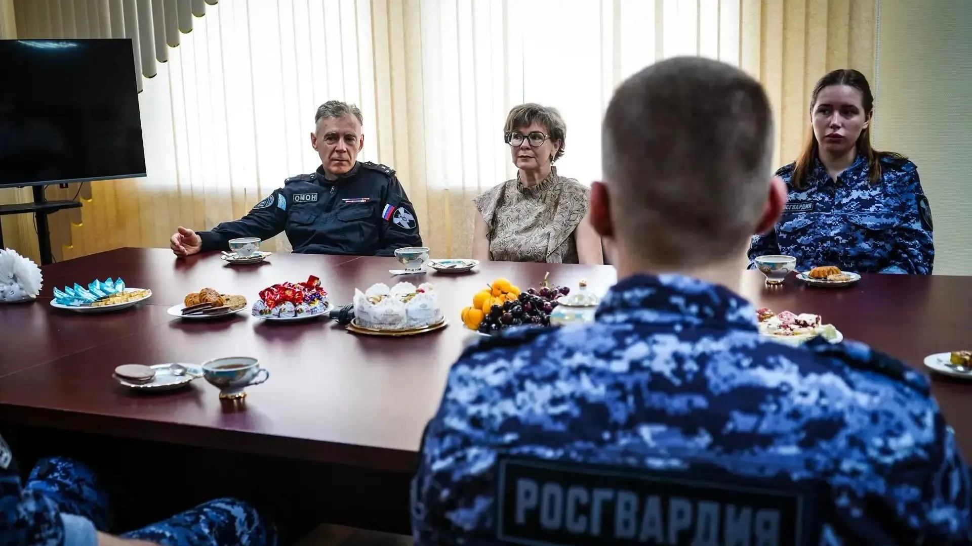 Росгвардия Подмосковья провела встречу семей к празднику