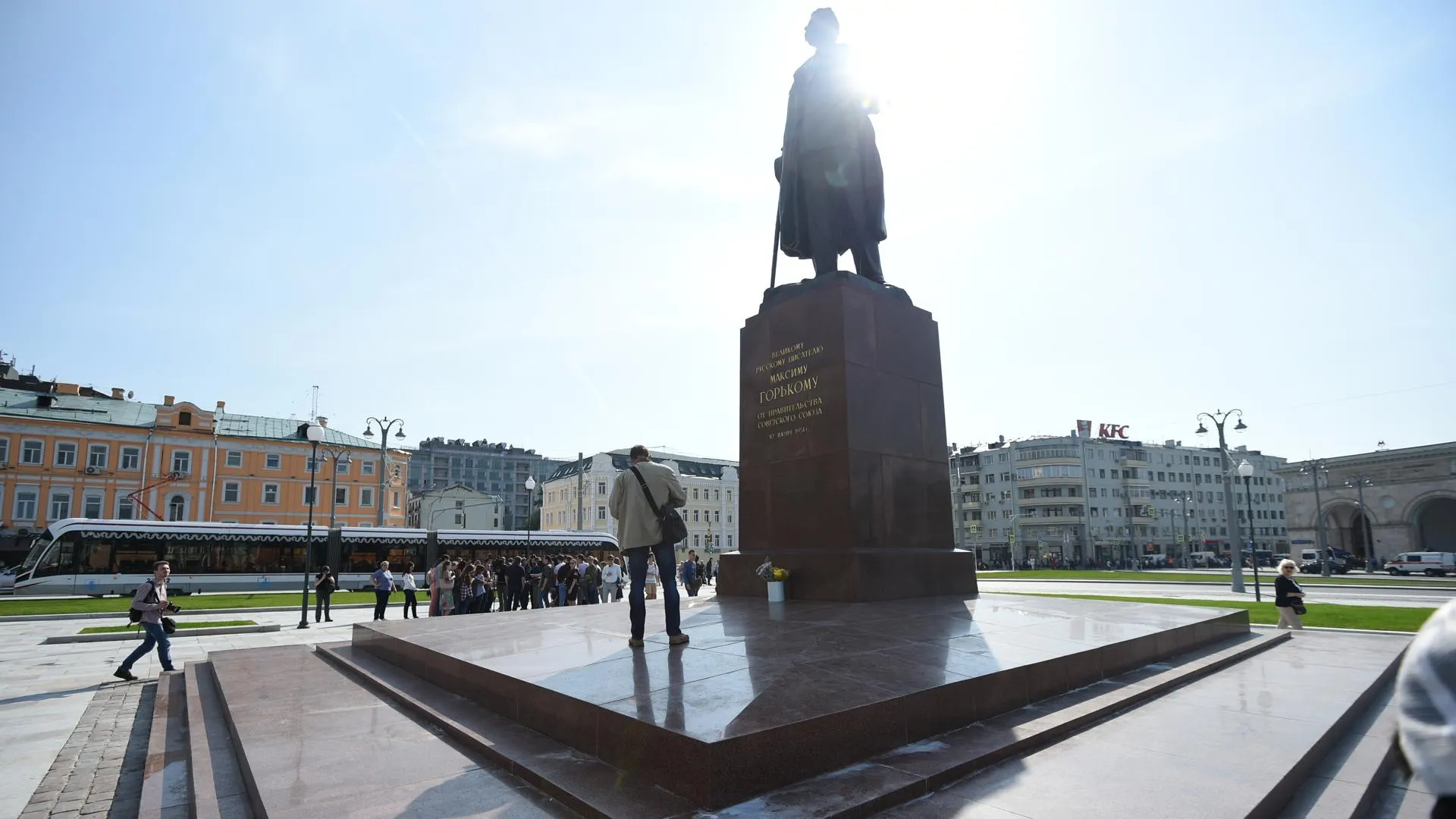 Памятник Горькому на Тверской Заставе назвали важной частью исторического облика Москвы