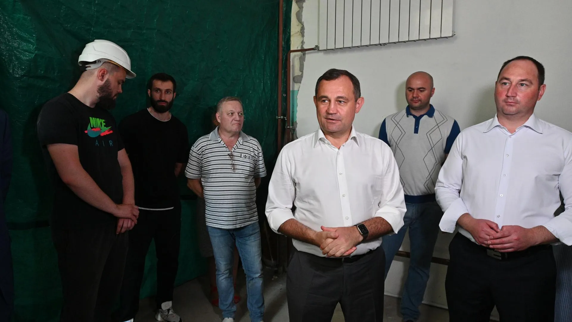 Председатель Мособлдумы Брынцалов проверил ход капремонта школы №1 в Ступине