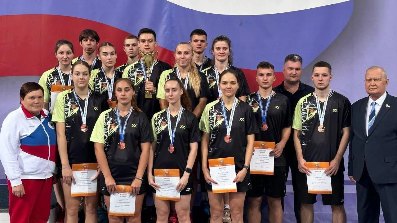 Сборная Подмосковья стала призером командного чемпионата России по бадминтону