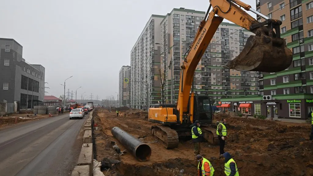 В Красногорске новый тоннель на Путилковском шоссе готов на треть