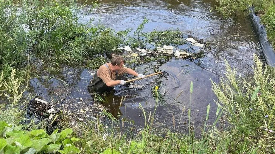 Два водных объекта очистили в Солнечногорске