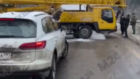 Движение на Новой Риге в Подмосковье заблокировано из‑за ДТП
