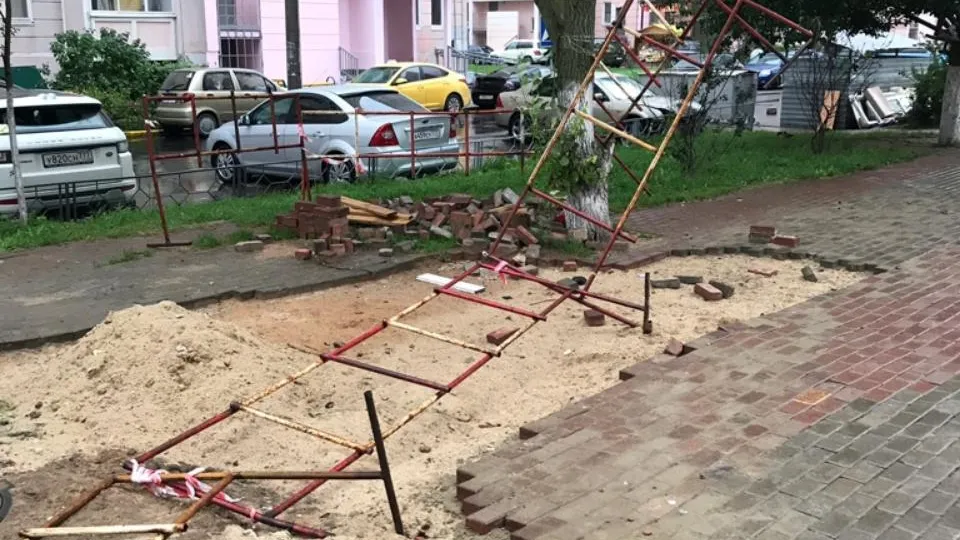 В Подольске восстановили пешеходную дорожку на Юбилейной улице по просьбе жителя