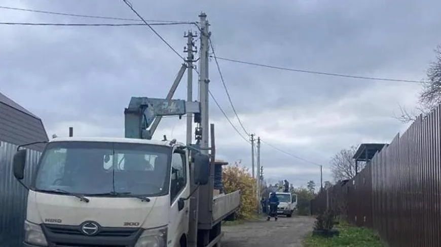 В деревне Борисовка Щелкова обустраивают уличное освещение