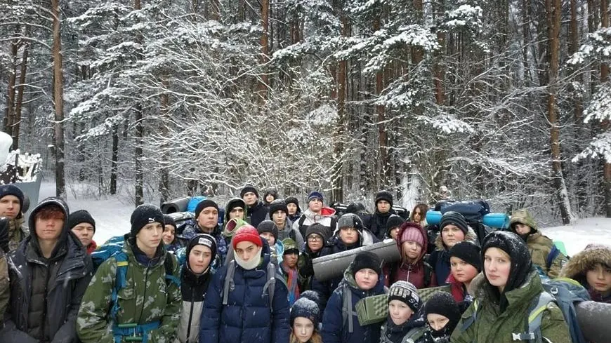 Юнармейцы Щелкова провели суточный учебный полевой выход