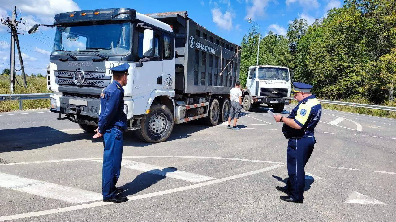 Рейд по выявлению нарушений при транспортировке стройотходов прошел в Серпухове