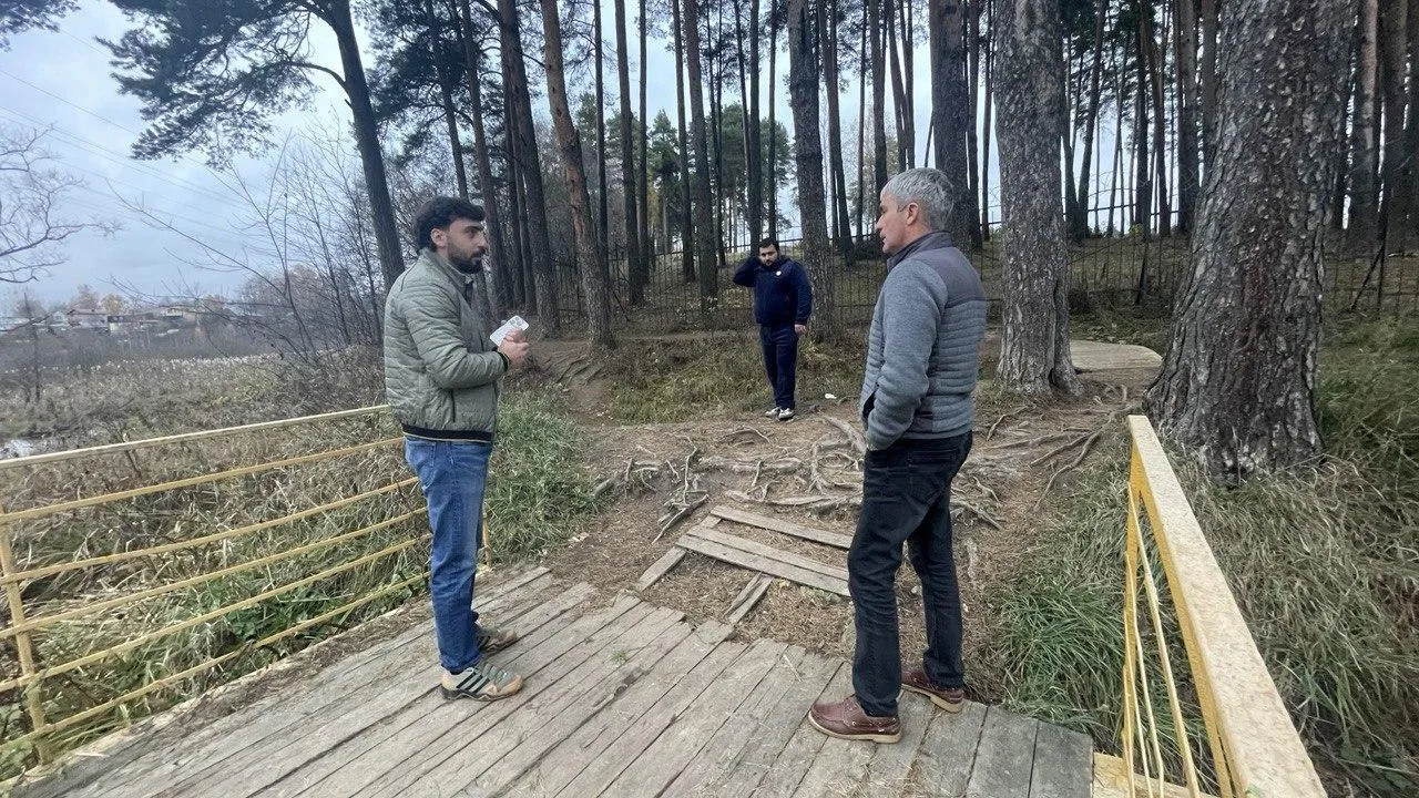 В Сергиевом Посаде начали строить тротуар, о котором просили жители
