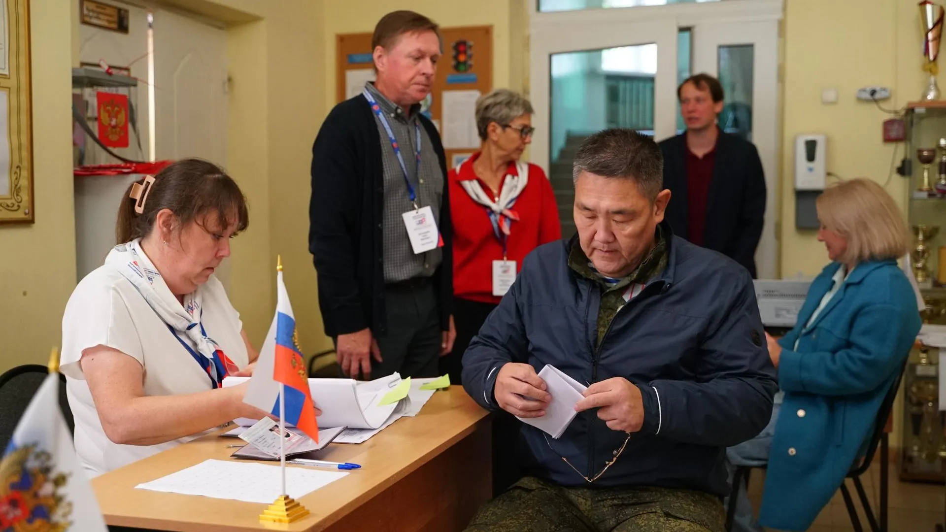 Ветераны СВО приняли участие в голосовании