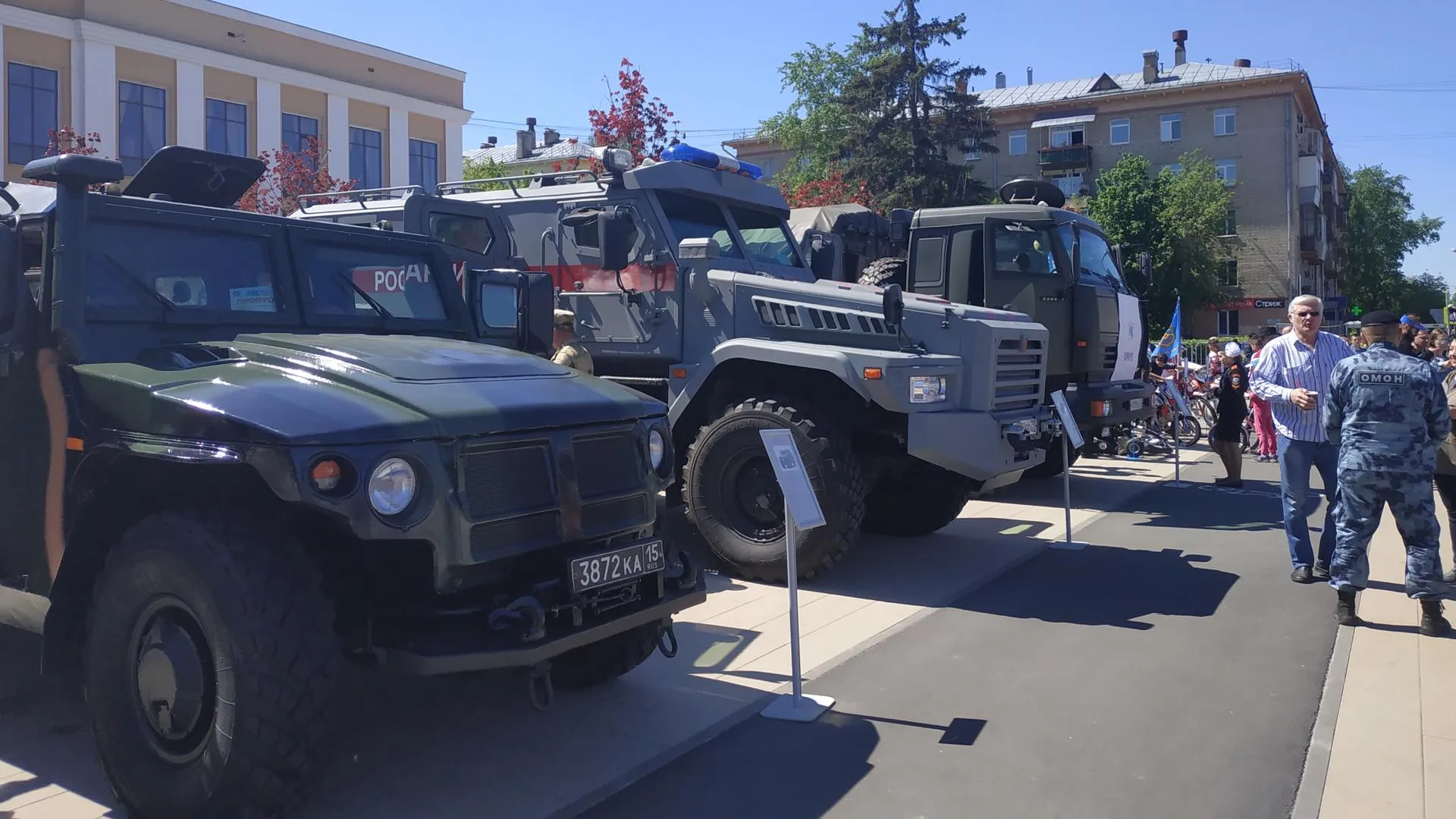 Выставку военной техники открыли в Королеве на празднике 100‑летия МК