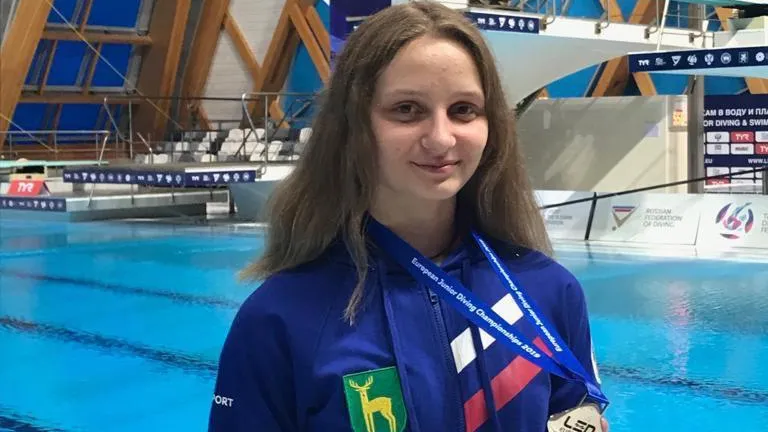 Представительница Подмосковья выиграла серебро на первенстве Европы по прыжкам в воду