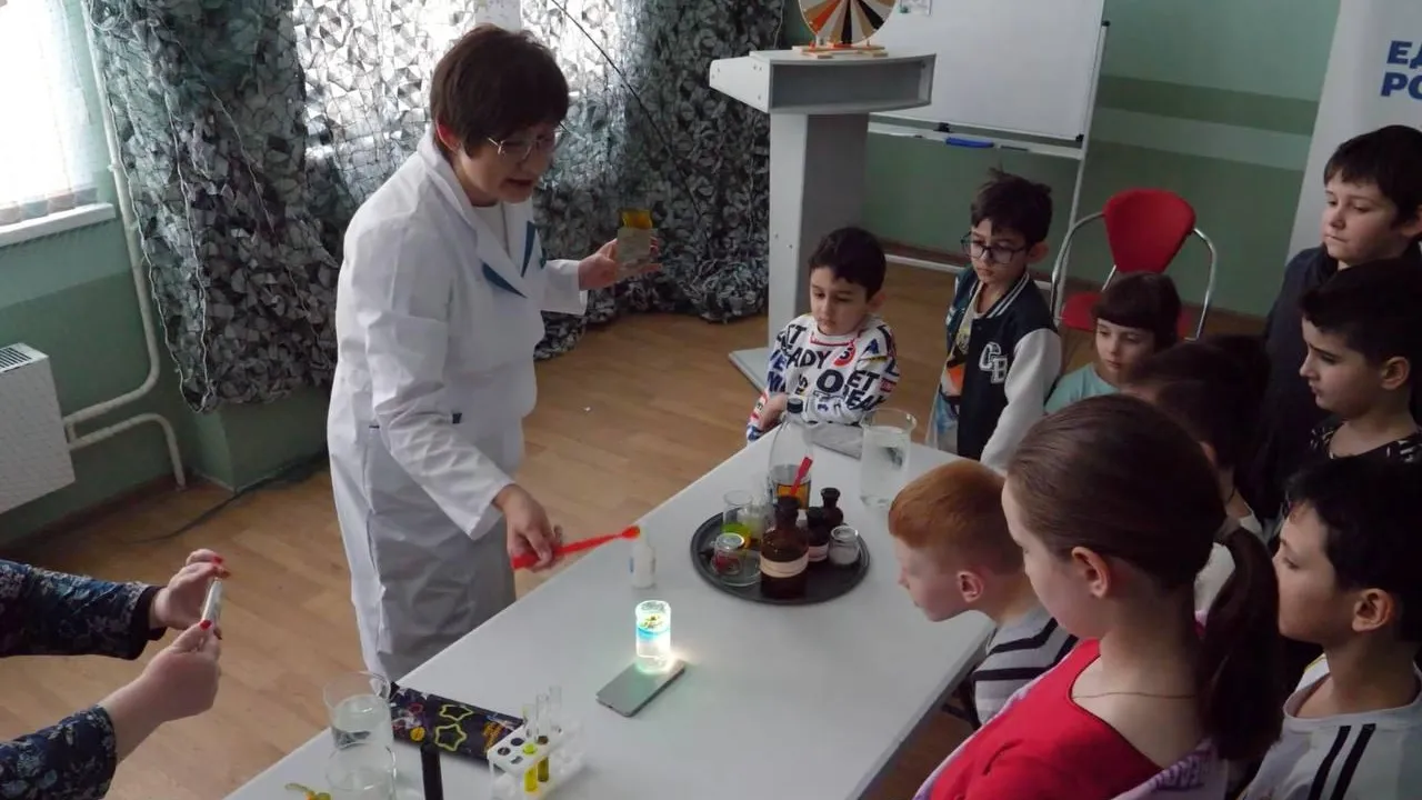 В Балашихе для детей провели интерактивное занятие ко Дню российской науки