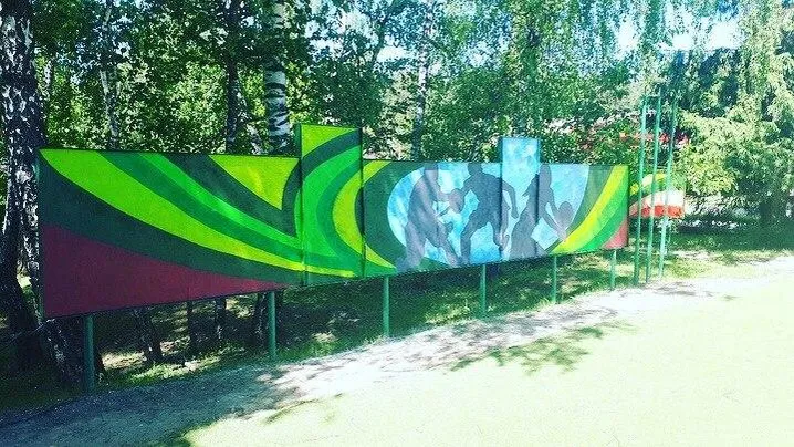 Граффити на тему здорового образа жизни и истории страны появились в Подольске