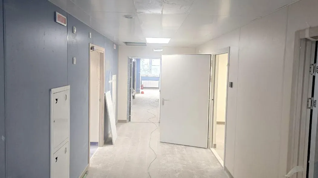 В Пушкино продолжается капитальный ремонт поликлиники № 1