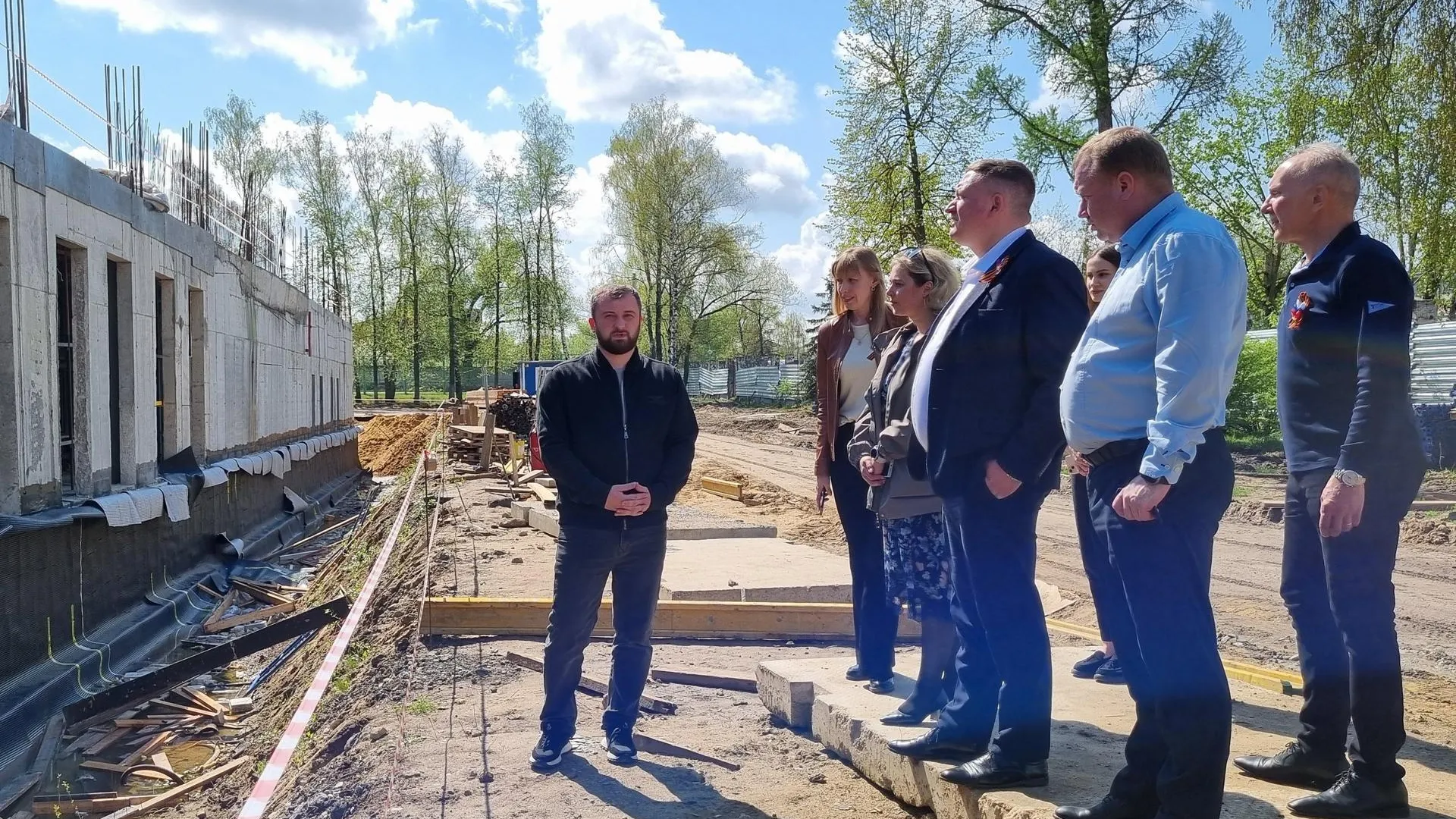 Реконструкцию стадиона «Спартак» в Луховицах завершат к концу года