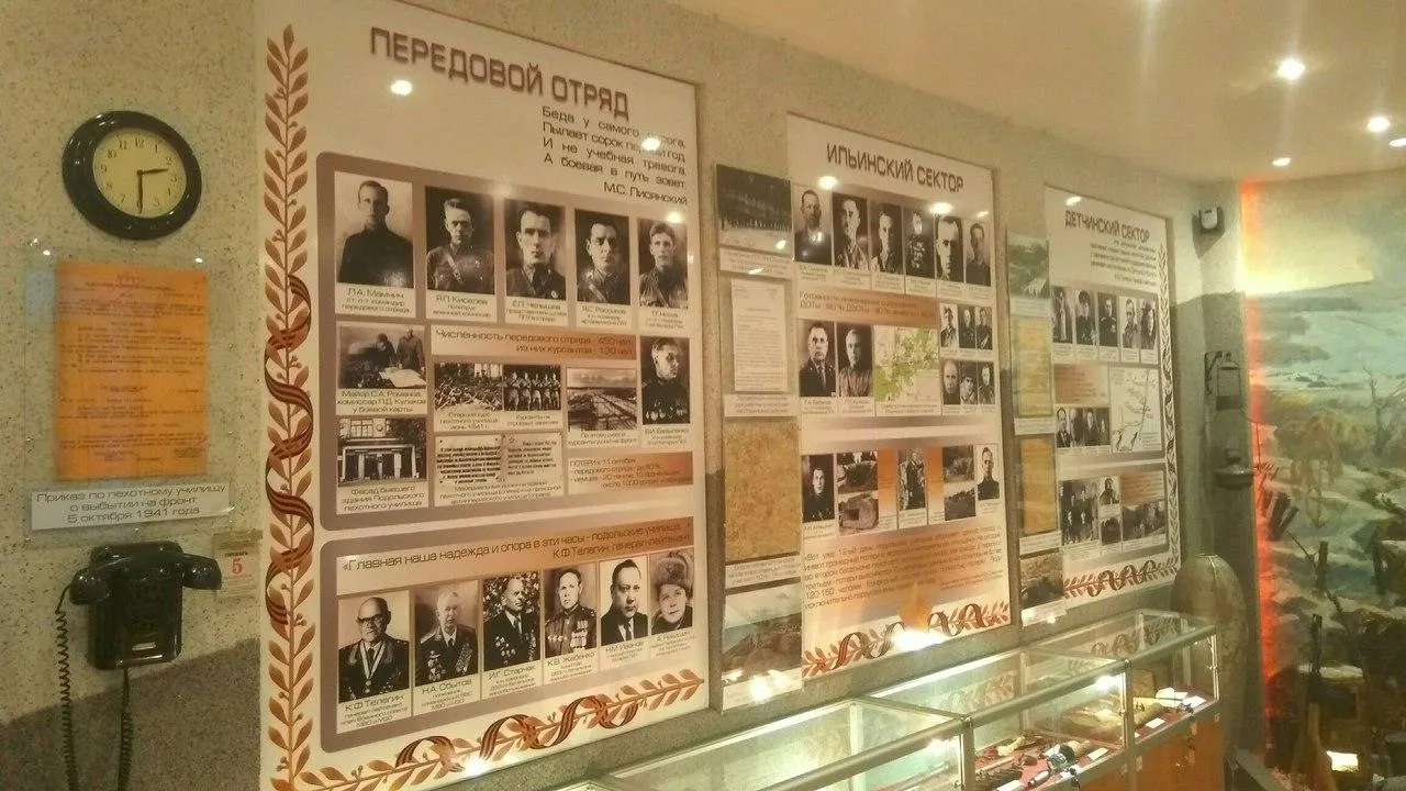 Экскурсию по школьному музею Подольских курсантов проведут в Подольске в воскресенье