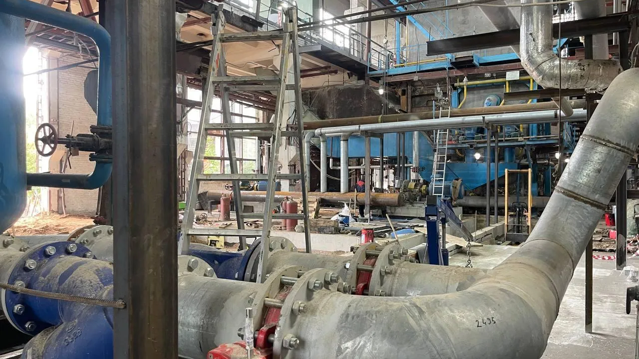 В котельной №3 и 3А Королева приступили к монтажу нового газопровода