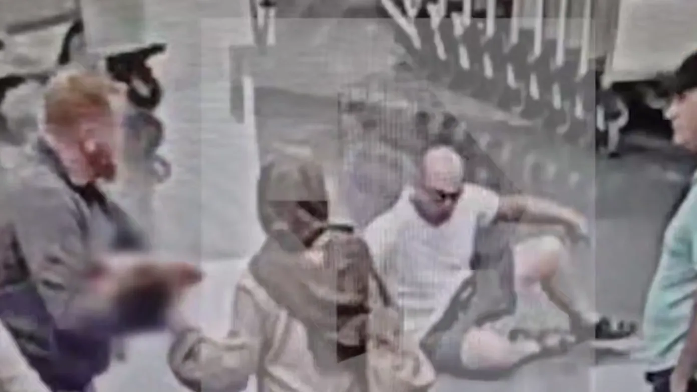 Жесткие кадры: нападение неадеквата на ребенка в Шереметьеве попало на видео