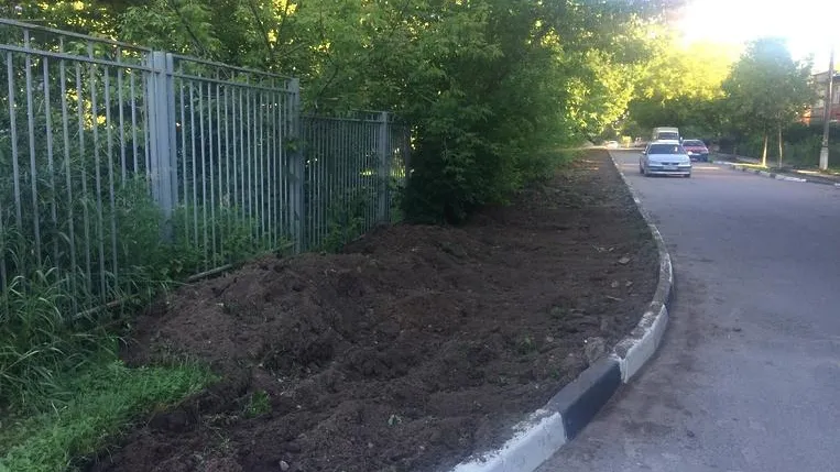 В Подольске могут предложить в план работ обустройство тротуара на Быковской улице
