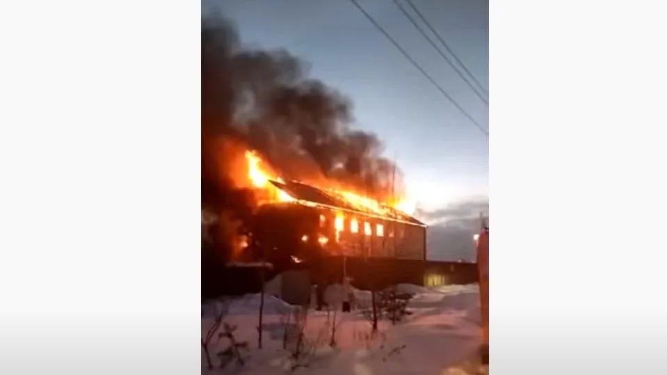 Пожар в пансионате для пожилых в Пушкине локализован