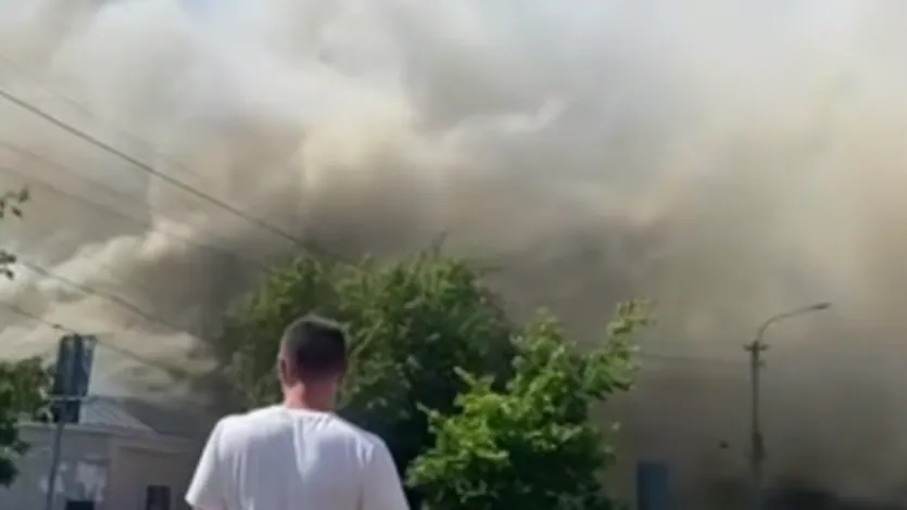 Сильный пожар произошел в Солнечногорске, где ранее была приемная депутата
