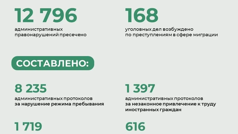 В Подмосковье за 10 дней выявили почти 13 тыс нарушений миграции