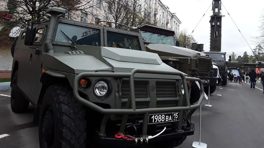 Более 10 единиц военной техники представили в Балашихе в День Победы