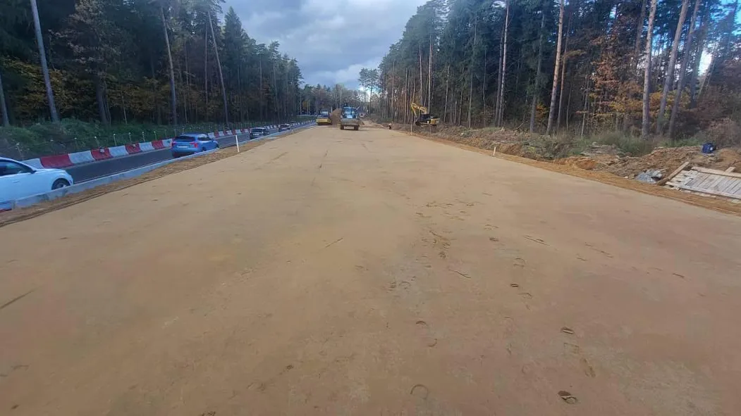 В Мытищах начали устройство дорожной одежды