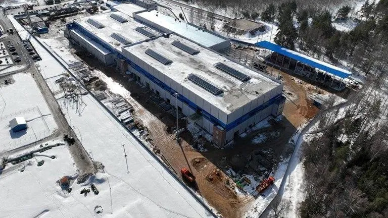 На подмосковном заводе «ЭкоЛайн‑Вторпласт» выполнено 75% общестроительных работ