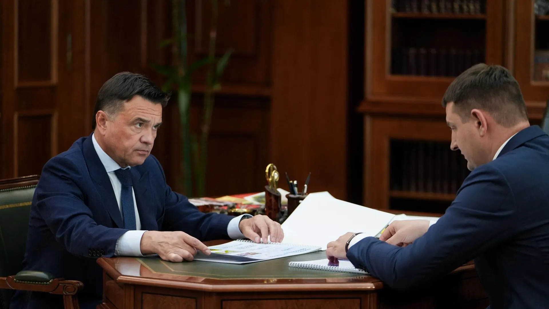 Семенов рассказал Воробьеву о новой школе на 1100 мест в Заречье