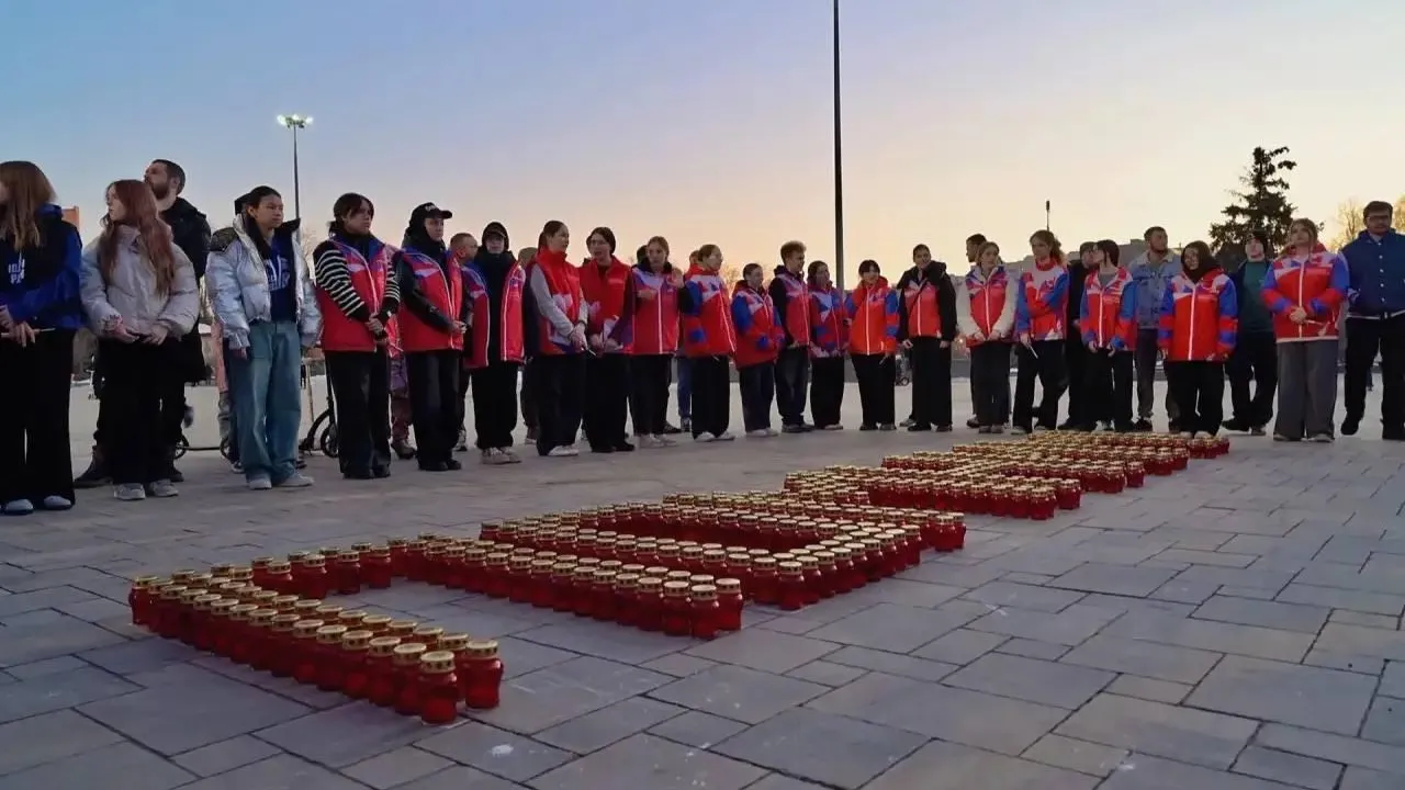 Жители Домодедова провели акцию памяти о жертвах теракта