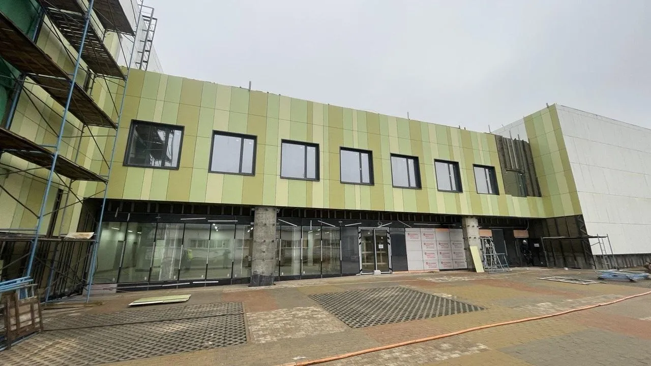 В Солнечногорске строительства нового корпуса гимназии завершено на 73%