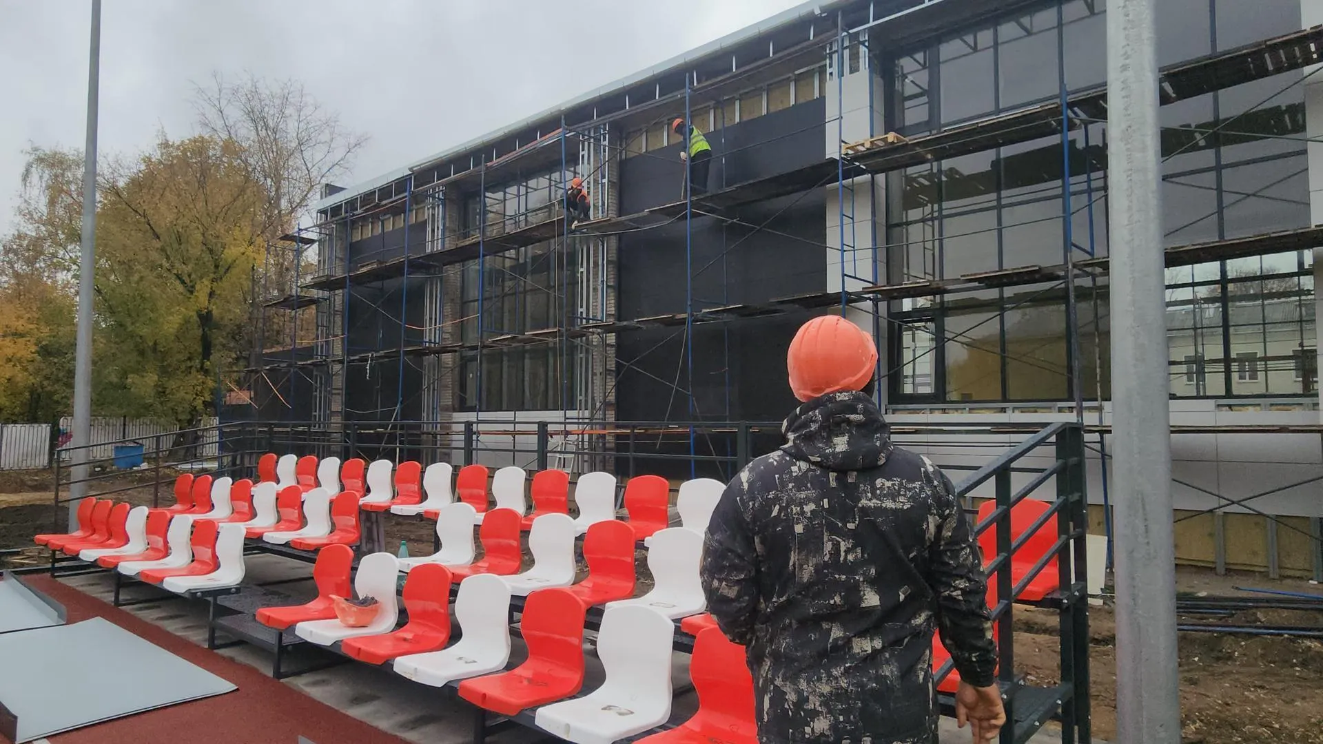 В Люберцах продолжается капитальный ремонт спортивной школы Олимпийского резерва