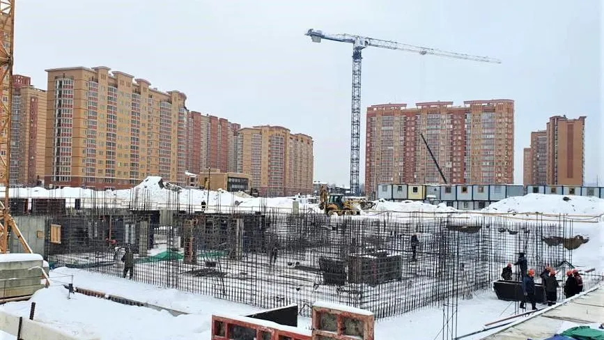 Строительство детсада в ЖК «Гусарская баллада» Одинцова идет с опережением графика