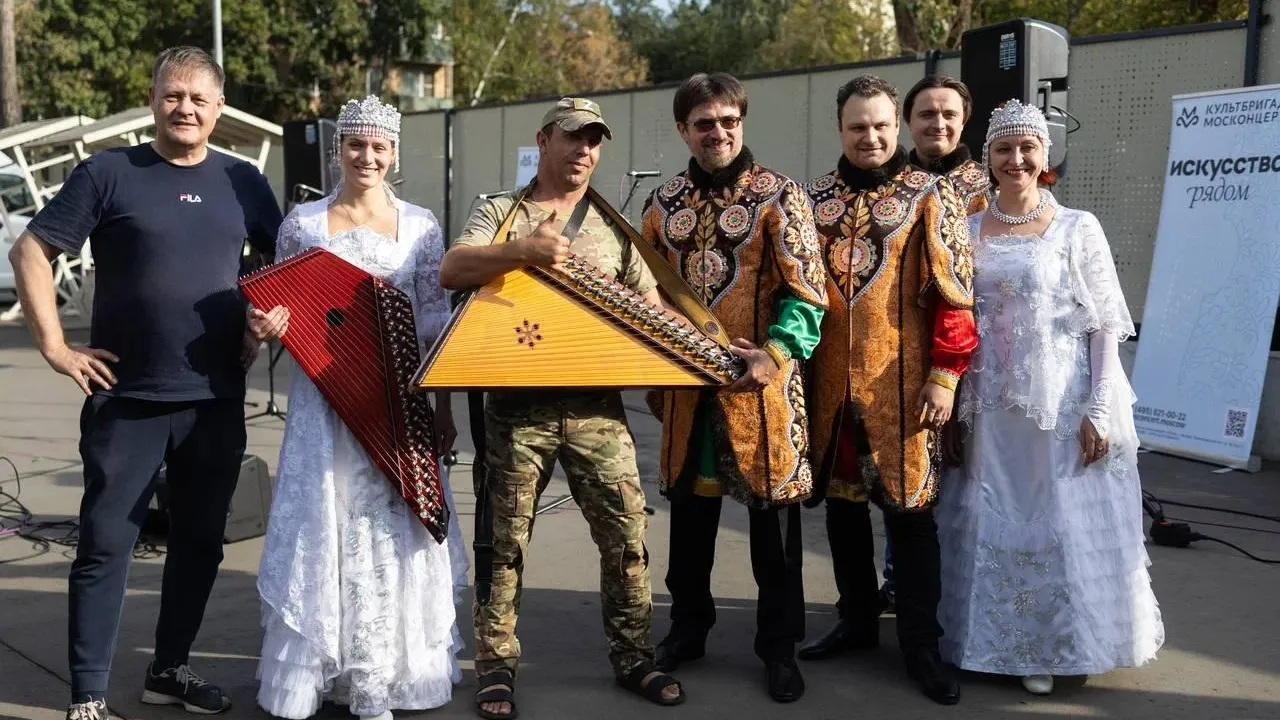 Красногорский ансамбль гусляров «Купина» выступили перед бойцами СВО