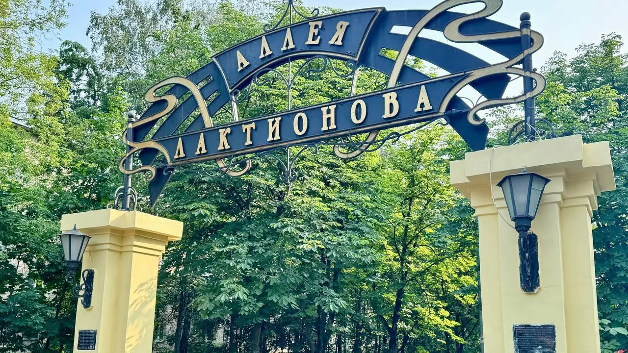 В поселке Малаховка Люберец обновили входную группу на Аллее Лактионова