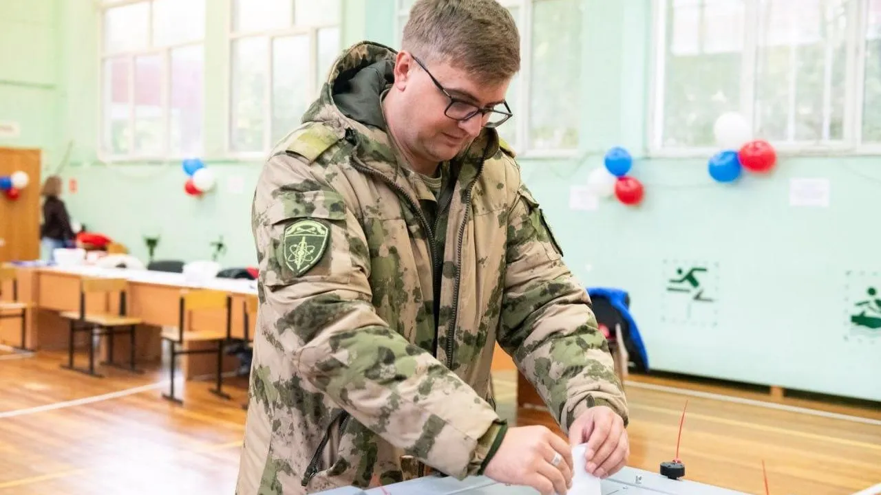 Ветераны СВО голосуют на трехдневных выборах в Подмосковье