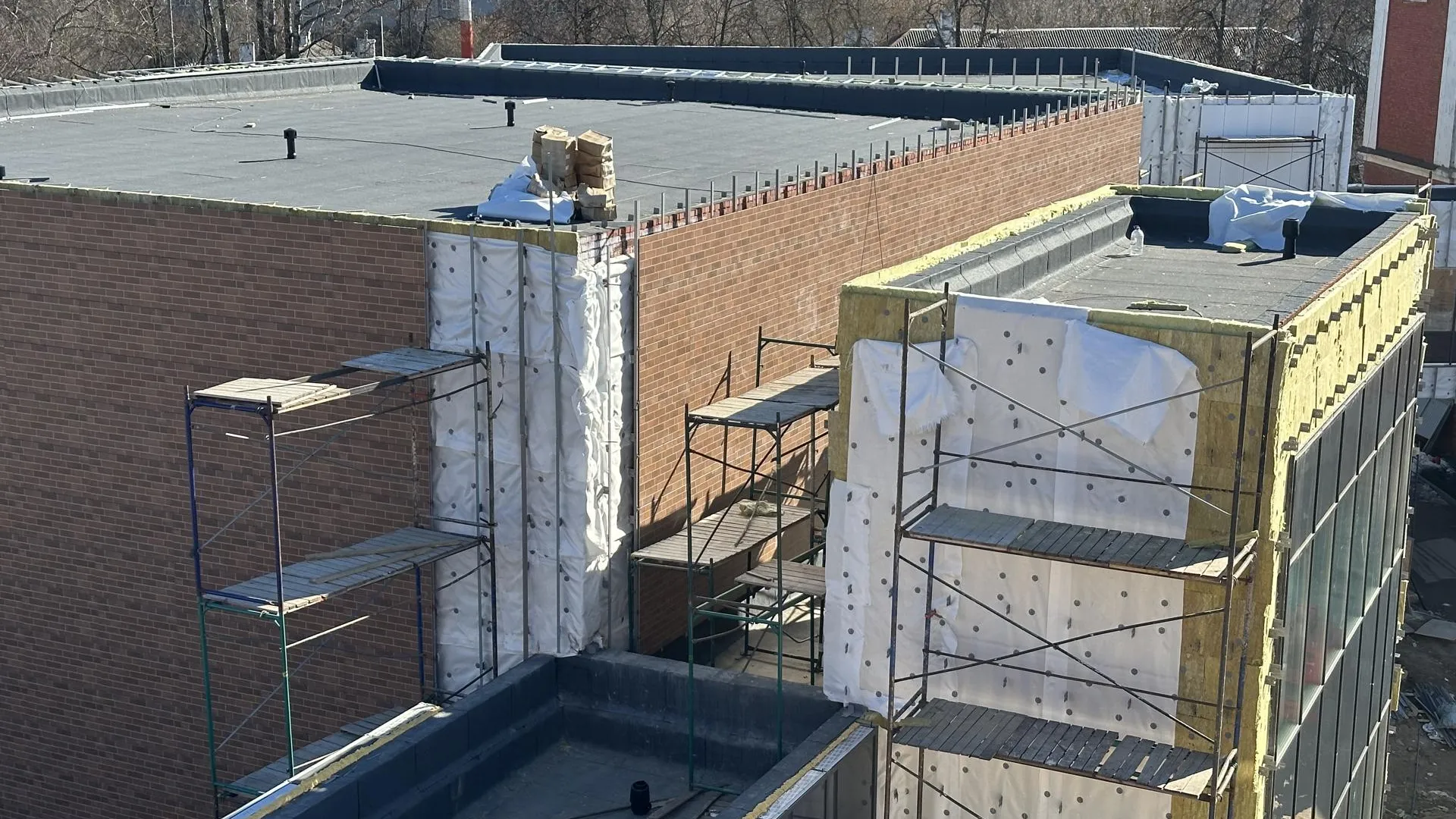 В Подольске пристройка к школе № 16 готова на 70%